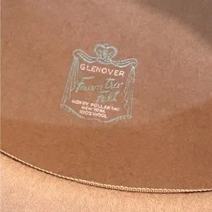 ?HP?VTG 1950s-60s Glenover Wide Brim Camel 100% Wool Back Bow Hat Henry Pollak Vintage | Accessories | Hpvtg 95s60s Glenover Wide Brim  main image 4